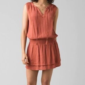 Brand New with Tags Prana Salmon Pink Sundress Size Small